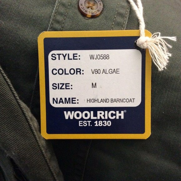NEW JOHN RICH BROS WOOLRICH Womens Cotton Green - Picture 7 of 7